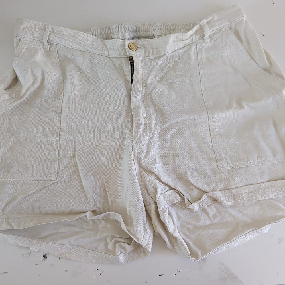 Big Bud Press Work Shorts - Vintage White, 2xl
